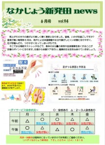 リハ新発田NEWS　R706月号　表